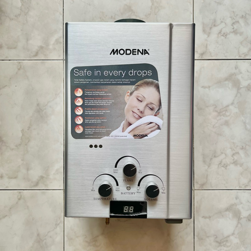 MODENA GI 6 S GAS WATER HEATER / PEMANAS AIR