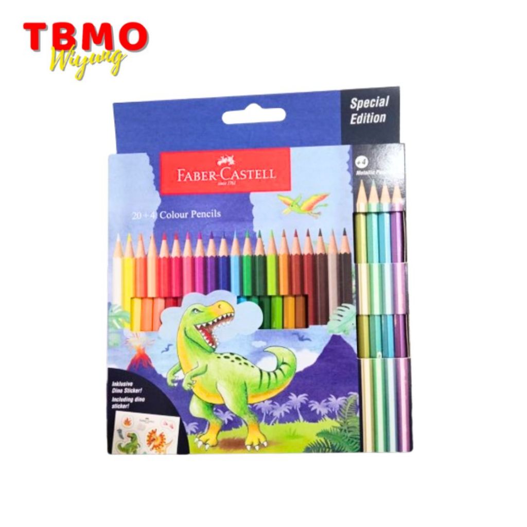 

Tbmo Colour Pencil Dino 24 Warna 115126 Faber-Castel / Pensil Warna