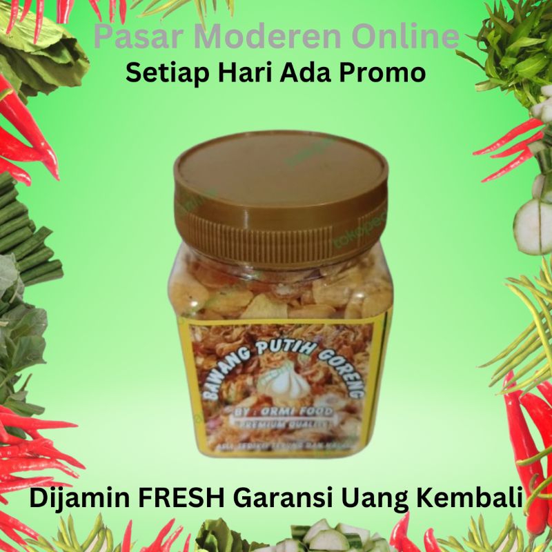 

BAWANG PUTIH GORENG PREMIUM KEMASAN 100 GRAM