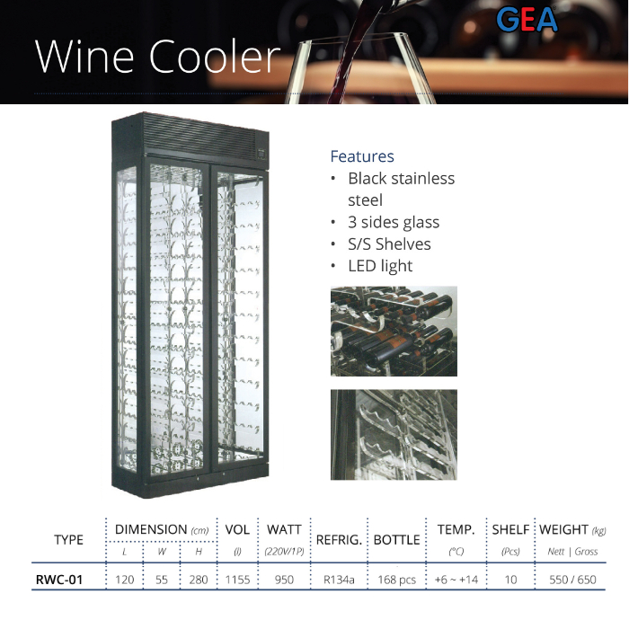 WINE COOLER GEA RWC-01