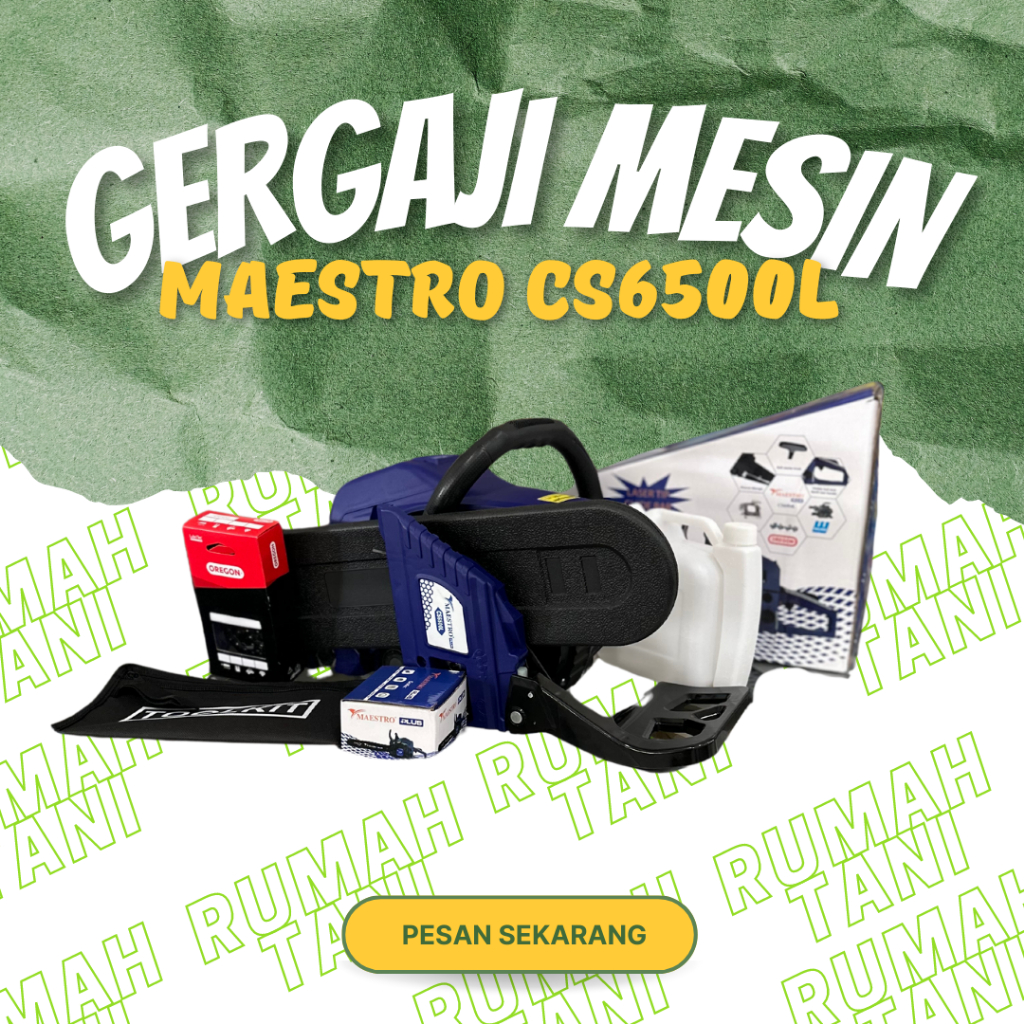gergaji mesin pemotong kayu maestro CS6500L chainsaw