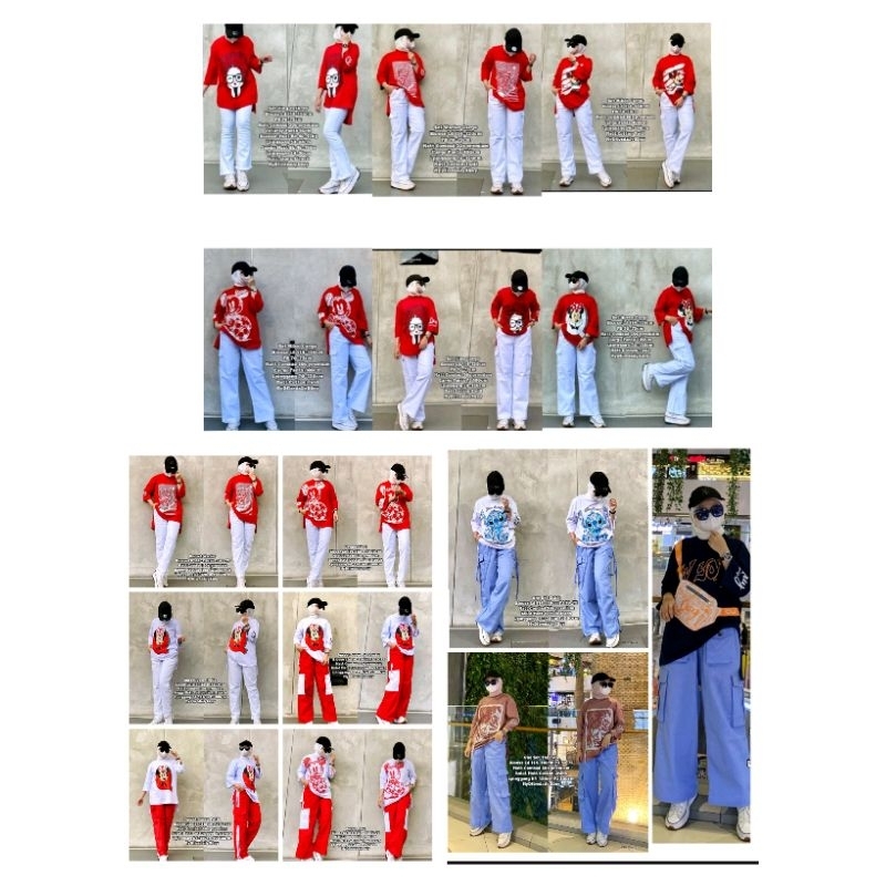 Set Celana Merah Putih Quy Collection