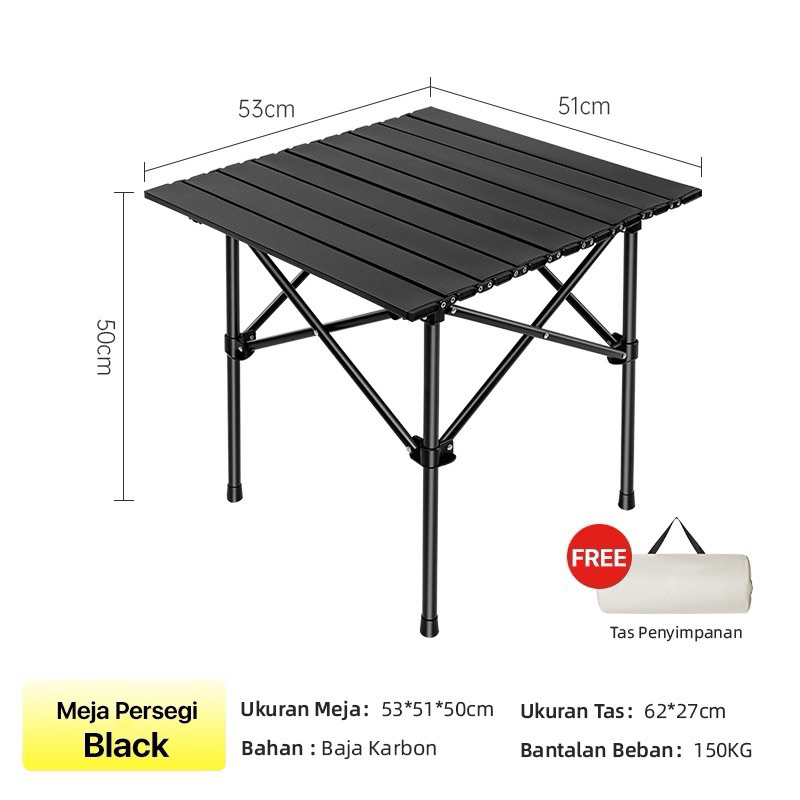 MEJA LIPAT TAFFSPORT XL MEJA CAMPING