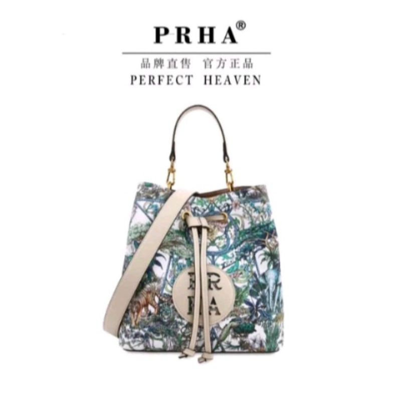 [Ready Stock] Tas Bucket Serut Hutan Wanita Fashion Brand Prha Original