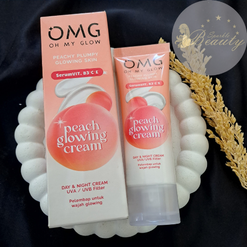 OMG Peach Glowing Day & Night Cream 25gr Bpom/Pelembab wajah/pelembab untuk remaja/cream omg