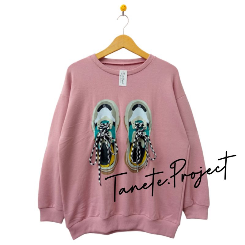 TANETE.PROJECT SNEAKERS OVERSIZE SWEATER