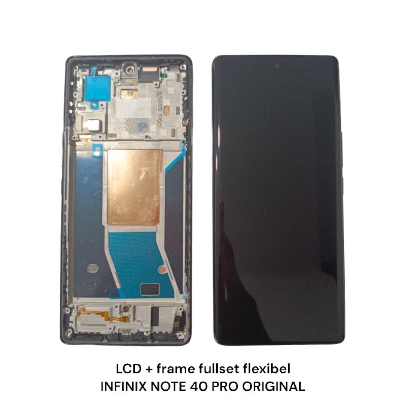 lcd + frame infinix note 40 pro fullset original new