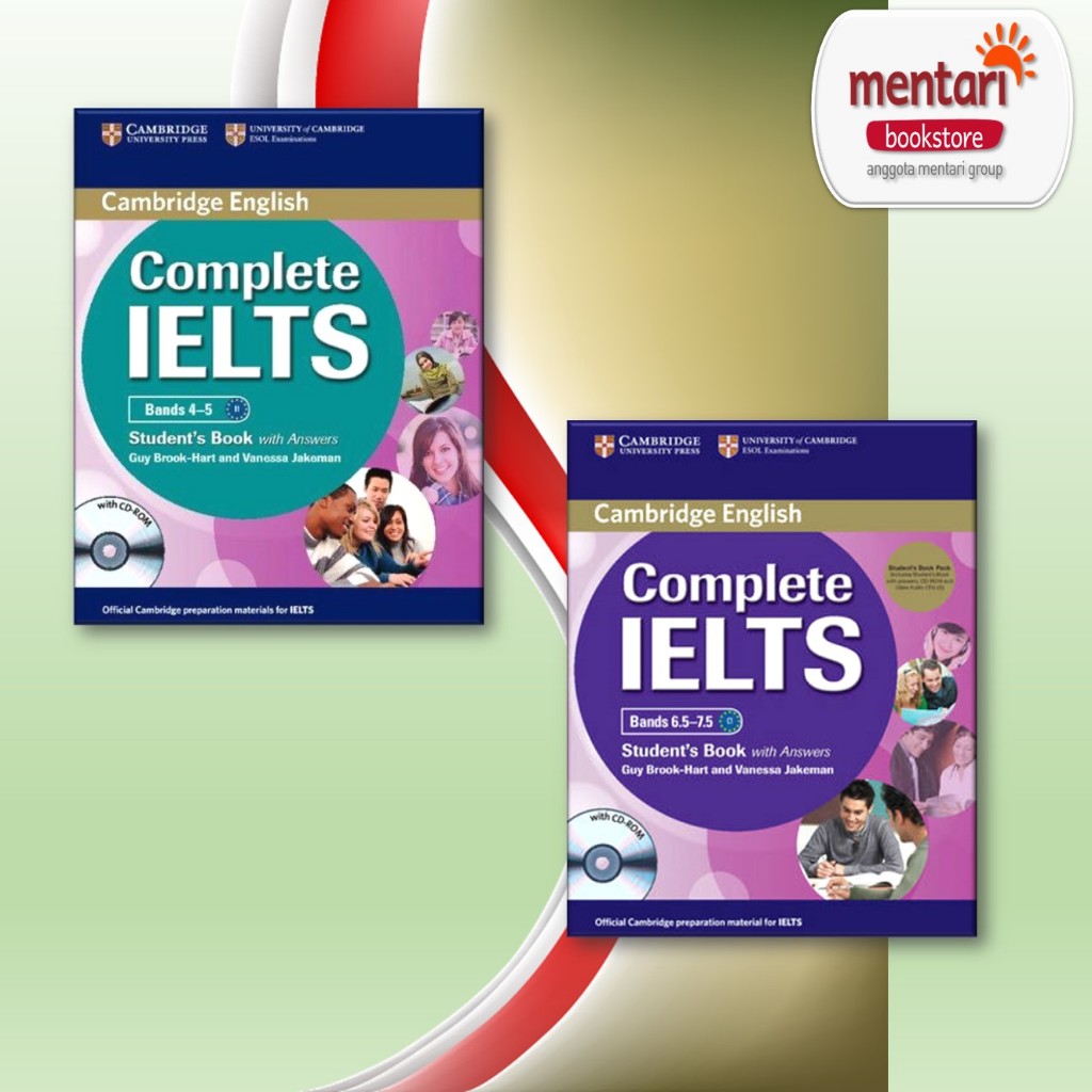 Buku Cambridge Complete IELTS Bands 4-7,5 Student Book || Buku Belajar IELTS Import