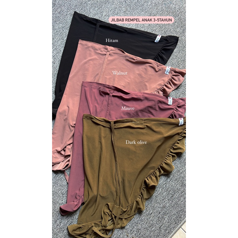 BERGO REMPEL ANAK // JILBAB ANAK