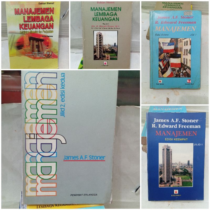 ORI MANAJEMEN EDISI KEEMPAT DAN EDISI KELIMA JILID 1 - JAMES A.F.STONER / MANAJEMEN LEMBAGA KEUANGAN