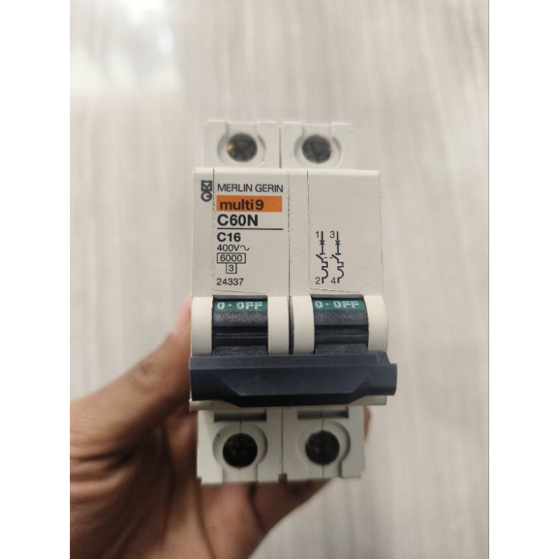 Mcb Merlin Gerin Multi 9 C60N C6 C10 C16 C20