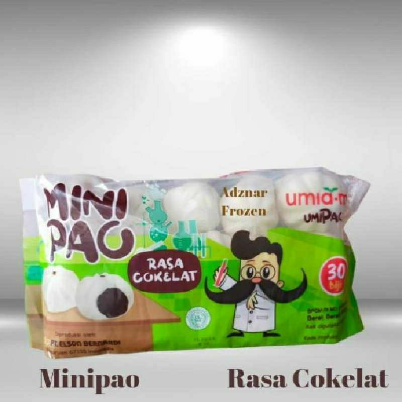 

minipao umiami coklat isi 30/bakpao coklat/minipao Umia-mi/ umiami daging dan ayam/mini pao