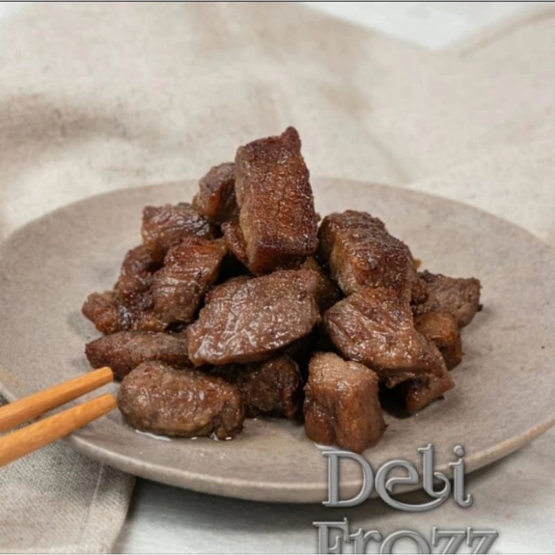 

Frozen Saikoro Beef Cube 500gr