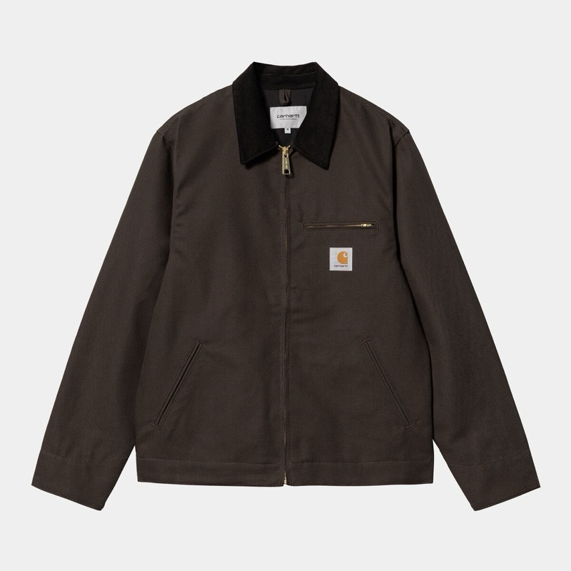 Carhartt Detroit Jacket Summer Season Dark Brown Tobaco