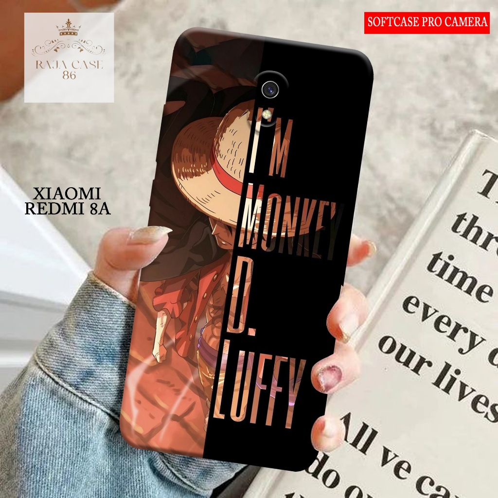 Case Xiaomi Redmi 8a - Casing Redmi 8a- Motif case one piece - Xiaomi - Softcase Redmi 8a Pelindung 