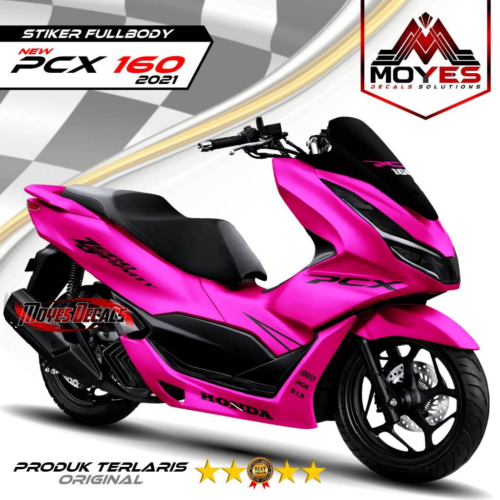 Decal Motor PCX 160 - Stiker Motor PCX 160 Fullbody Premium - Variasi Motor PCX 160 POLOS