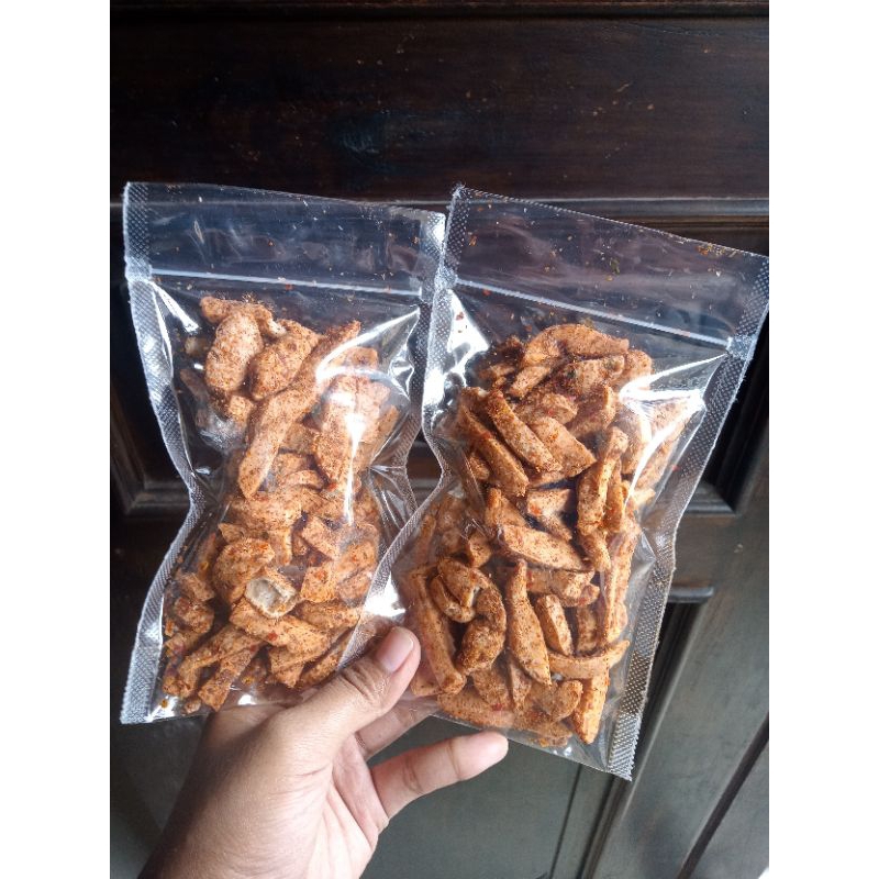 

Basreng pedas daun jeruk 100gr