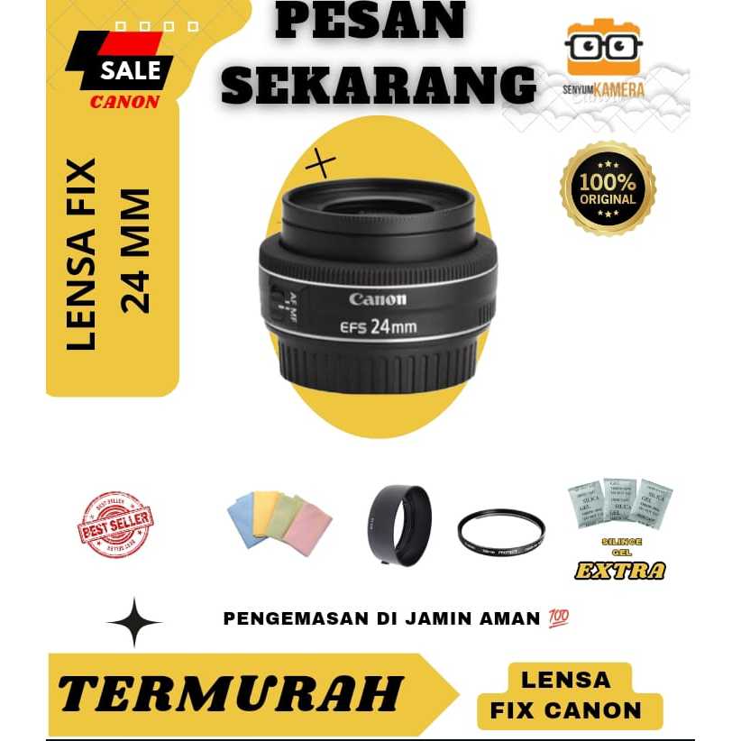 LENSA FIX CANON 24MM F2.8