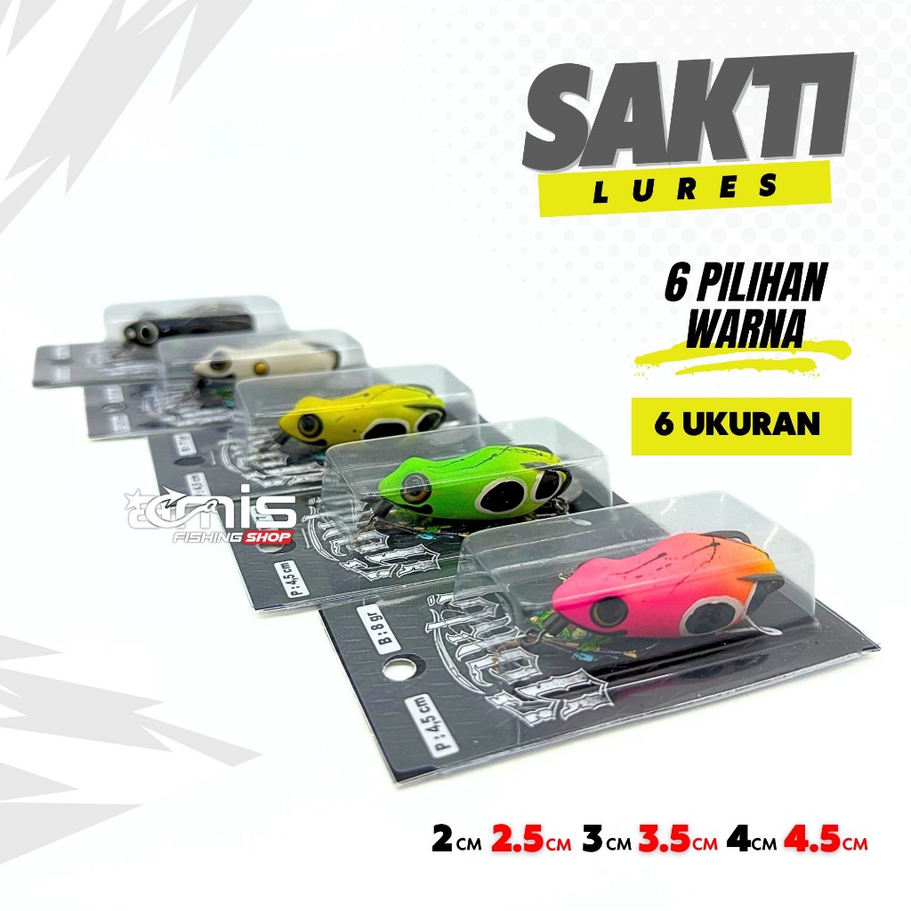 Sakti Lure Softfrog Kodok karet Umpan Casting Gabus