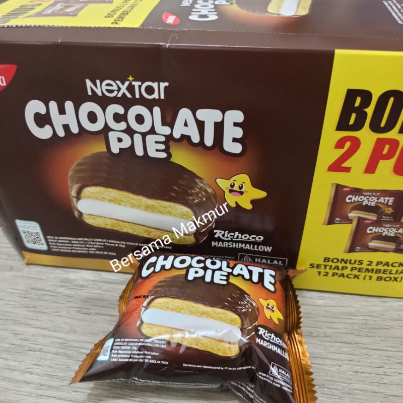 

Chocolate Pie Nextar marshmallow richoco nabati chocopie