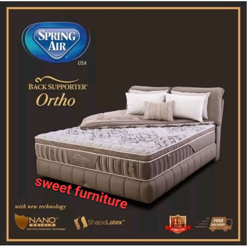 springbed spring air ortho back supporter