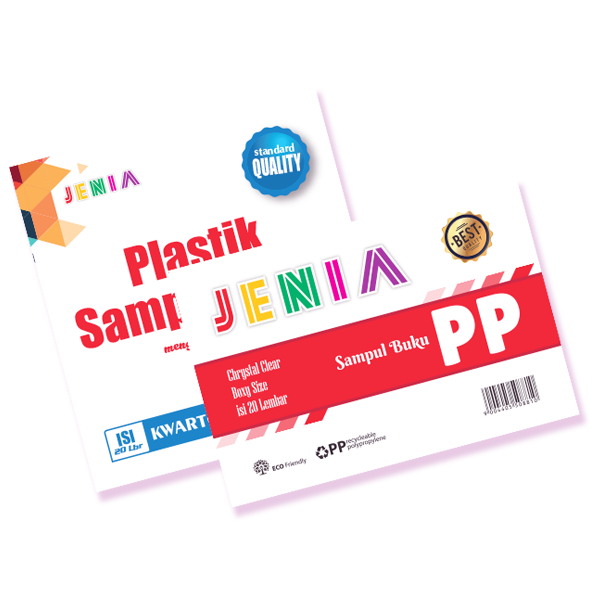 

SAMPUL BUKU PP JENIA BOXY SIZE/ SAMPUL BUKU