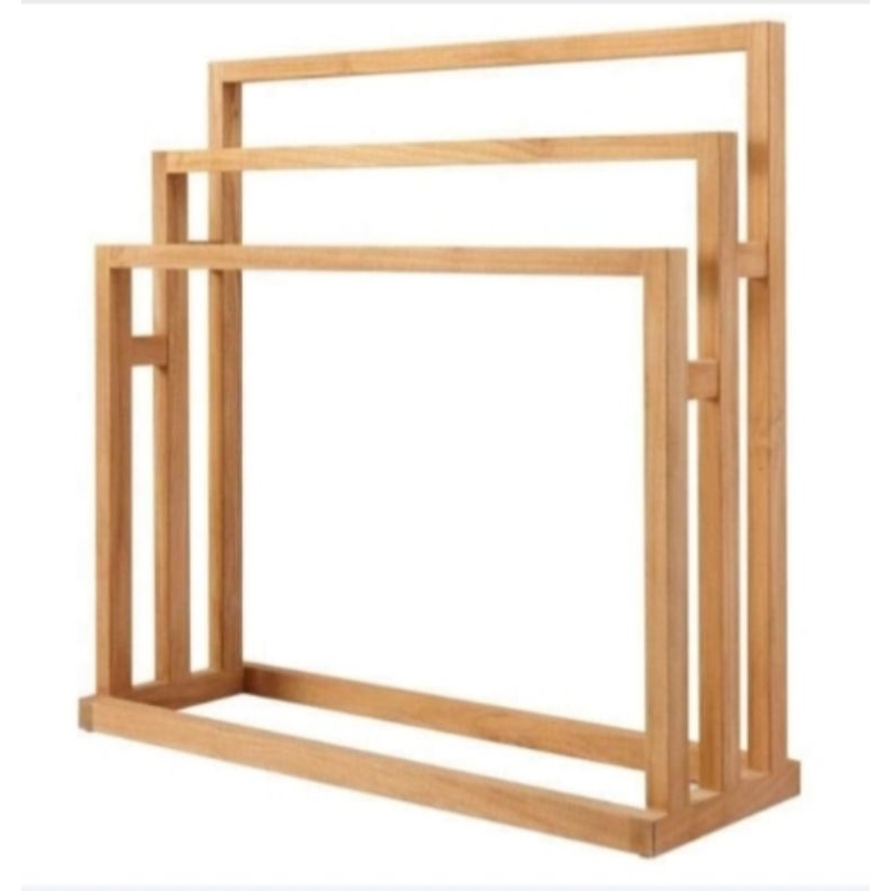 gantungan handuk ,rak handuk,rak jemuran kayu jati