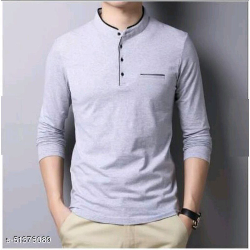 LP Misty Series ( S-M-L-XL-XXL ) Kaos polos pria Lengan Panjang Kerah Sanghai Cotton Combed 24 s Pre
