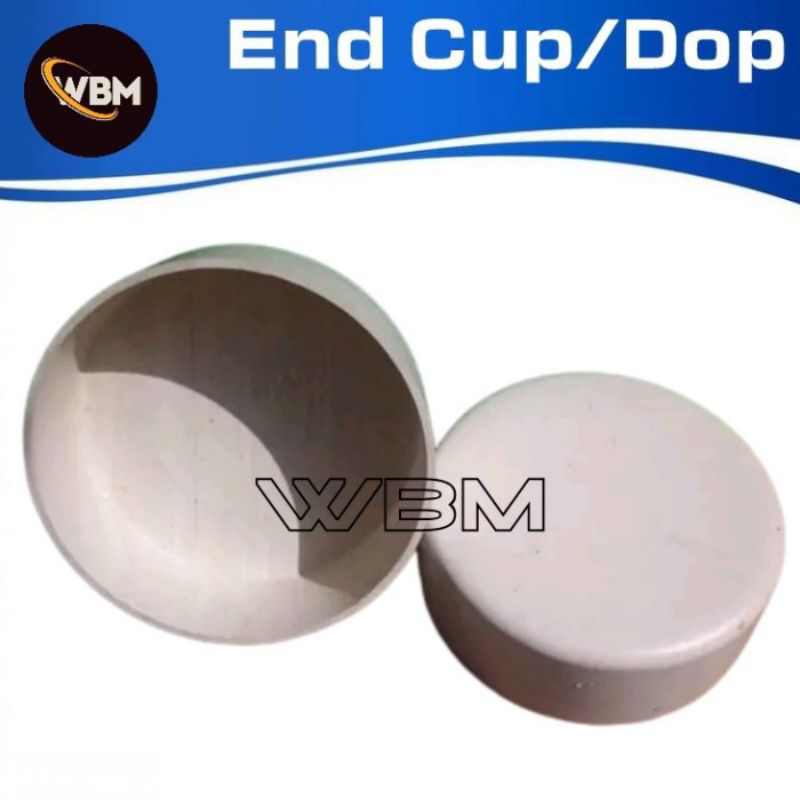 End cup / Dop 5 inchi Tutup pipa pvc 5" inchi