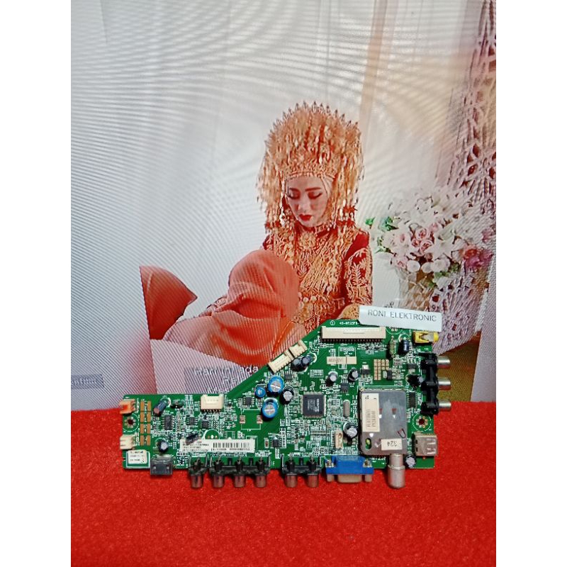 MAINBOARD - MOTHERBOARD - MESIN TV LCD POLYTRON PLD23D651 23D651