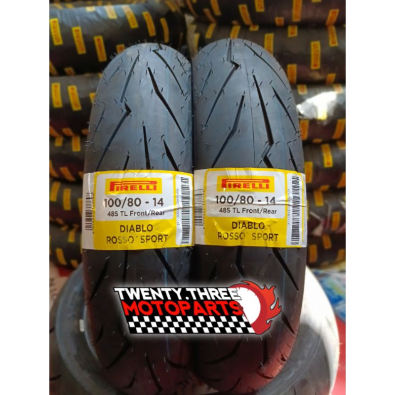 PIRELLI DIABLO ROSSO SPORT 100/80-14