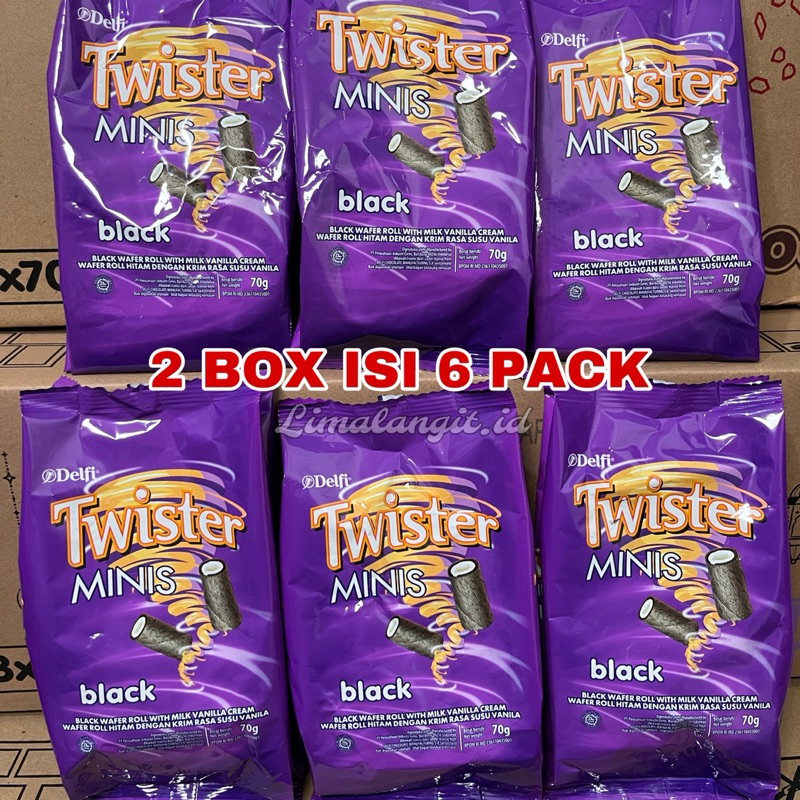 

TEBUS MURAH 2 Box Delfi Twister Dapat 6 Pack Rasa Choco Vanilla