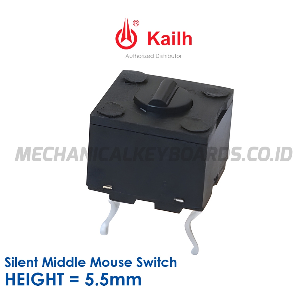Kailh Silent Middle Mouse Micro Switch (Black - 5.5mm)