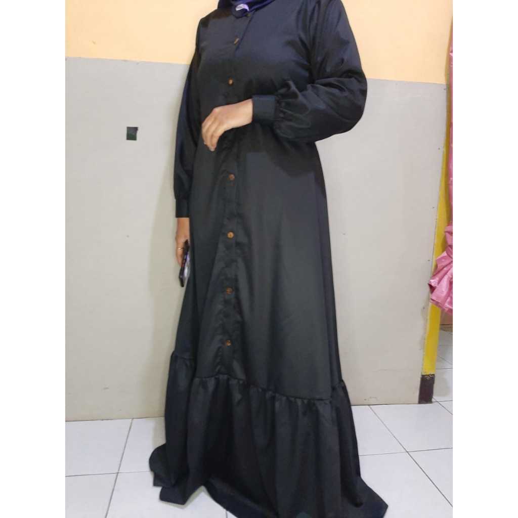 ​[PREMIUM] Gamis Toyobo Cotton Silk Polos – Gamis Muslim Wanita Rempel Bawah Busui Friendly Adem & T