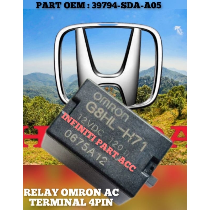 RELAY OMRON A/C AC HONDA ACCORD CIVIC CRV JAZZ ODYSSEY CRZ FIT