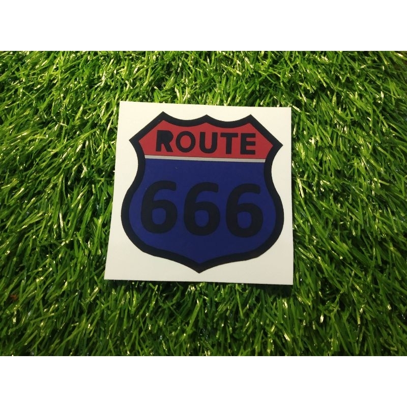 

print stiker route 666