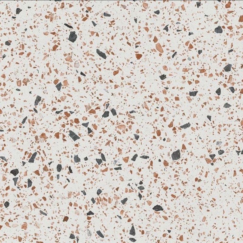 Niro Granite GTE09 Terra Arte 60x60 / Niro Granite Terrazo Terra Arte / Granit Lantai Motif Terazo /