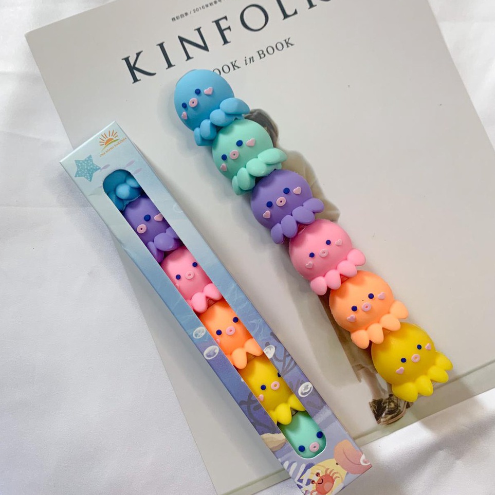 

KODE W28H STABILO GURITA 1 SET 5 BIJI OCTOPUS VIRAL HIGHLIGHTER TERMURAH ALAT TULIS KANTOR KADO LUCU UNIK SOUVERNIR GROSIR READY COD 5 WARNA FULLCOLOR