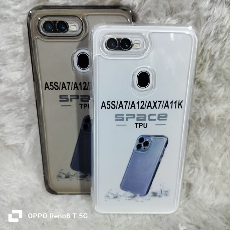 Softcase Casing OPPO A5S/OPPO A7/OPPO A12/OPPO AX7/OPPO A11K Selikon Bening Trasparan Pelindung bela
