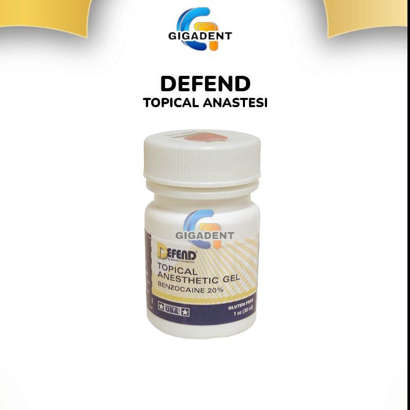 TOPIKAL TOPICAL ANASTESI ANASTHETIC GEL DEFEND