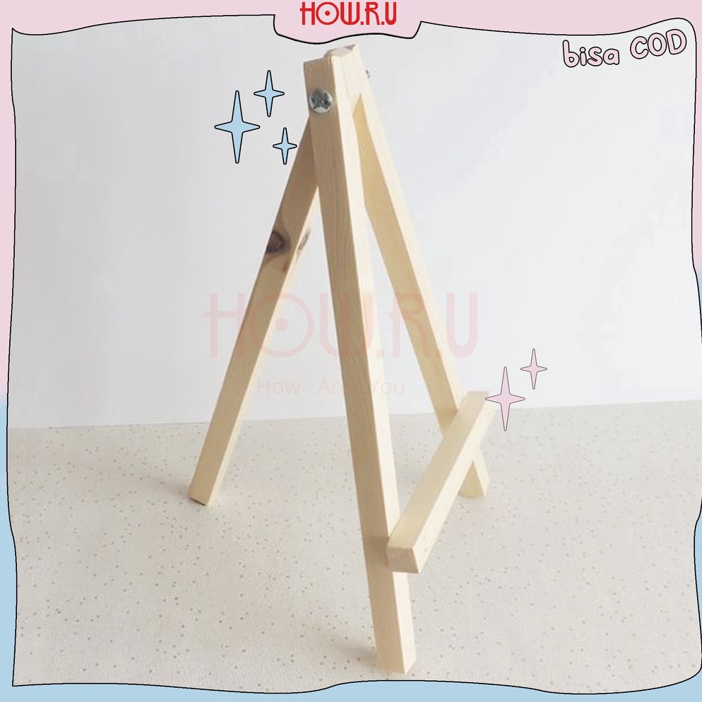 

KODE L27A HOWRU Standing Easel Kayu Penyangga untuk Letter Board