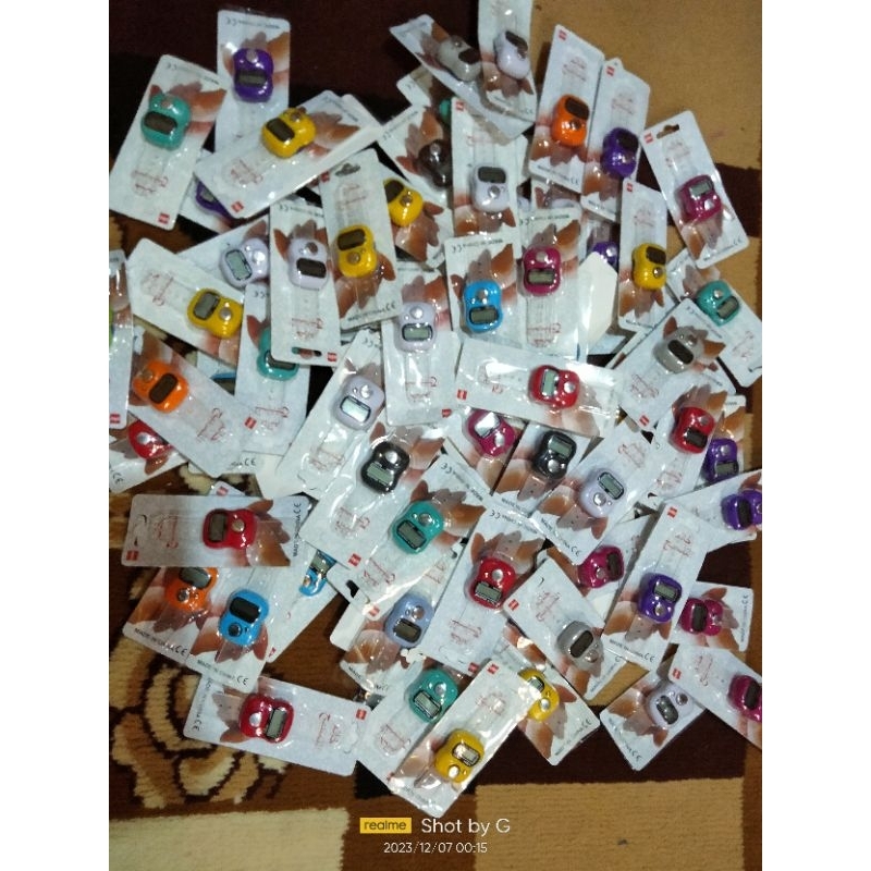 Grosir Tasbih Digital Mini Led Elektrik Isi 100 PCS