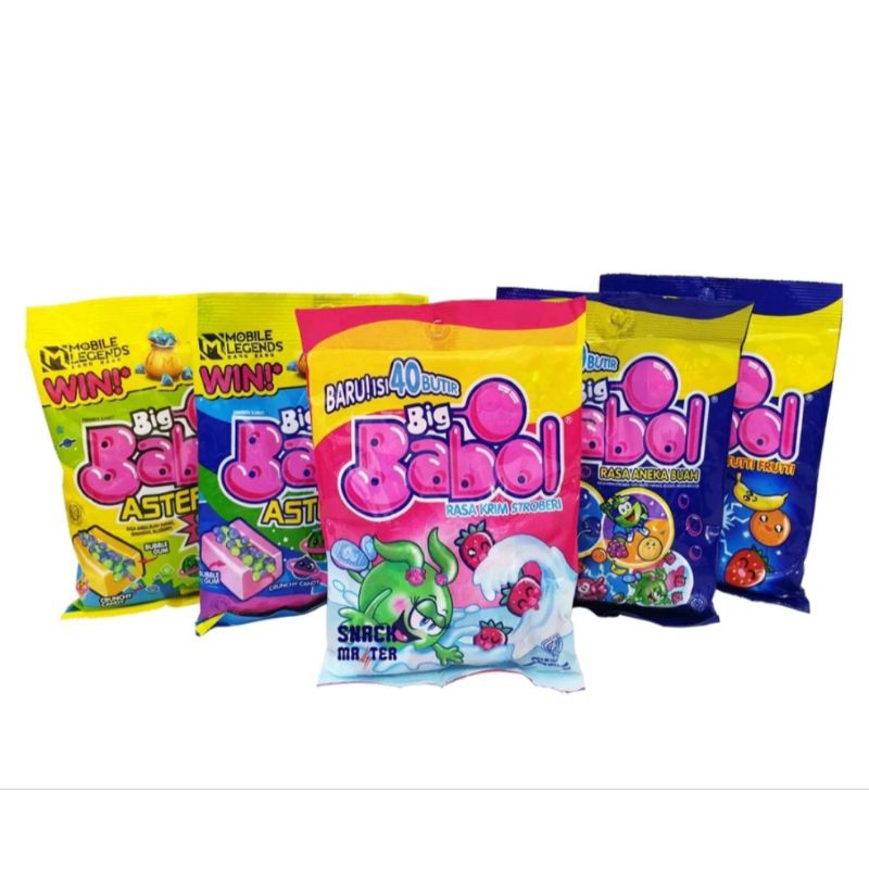 

permen bigbabol zak isi 40butir 128gr