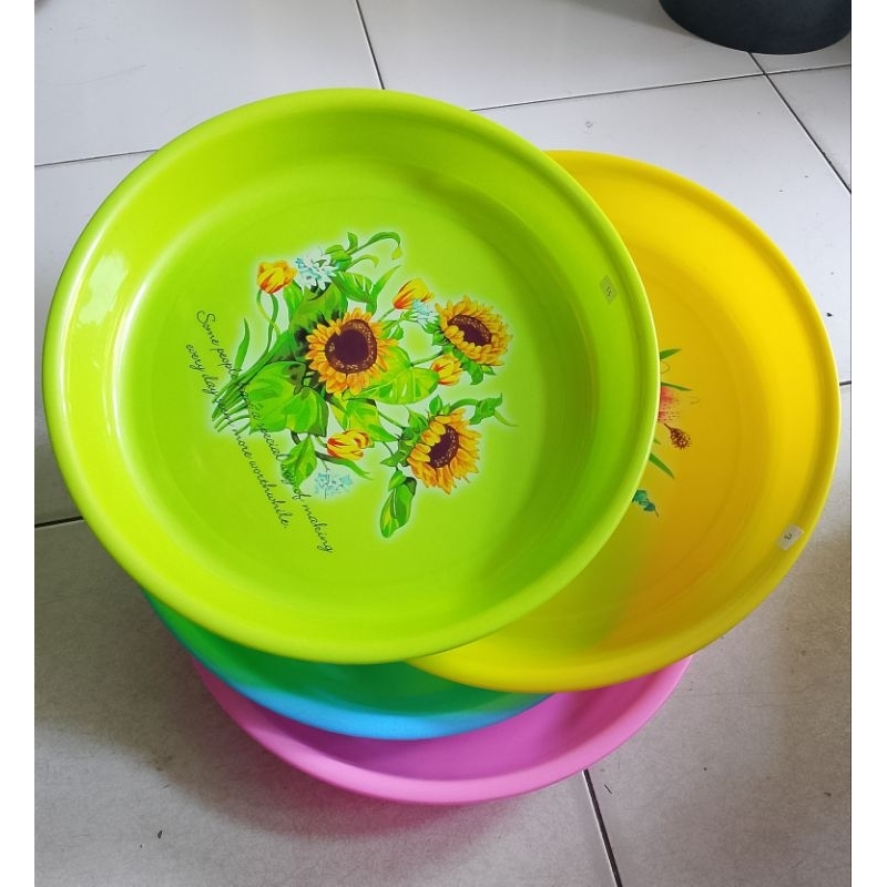 Nampan Bulat Calista LY-178 / Nampan Bulat Plastik Sedang