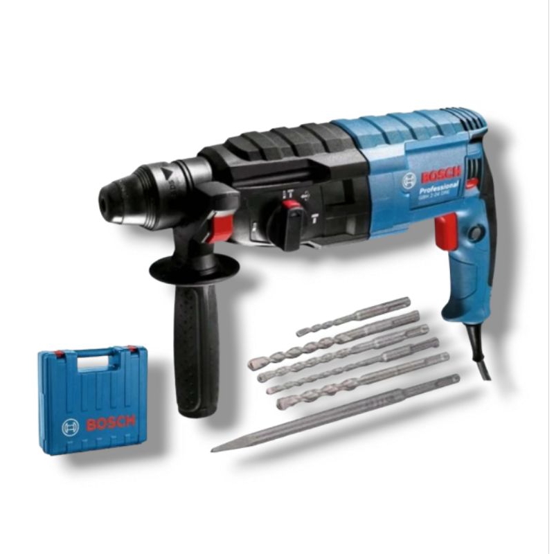 Bosch GBH 2 24 Dre Rotary Hammer Drill Bor Beton 3 Fungsi Bosch GBH 2-24 Dre