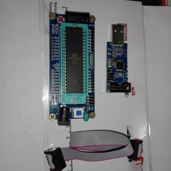 Minsys Atmega 8535 Minimum System Include Downloader And Ic Atmel 8535 Pcmelebik54 Murah