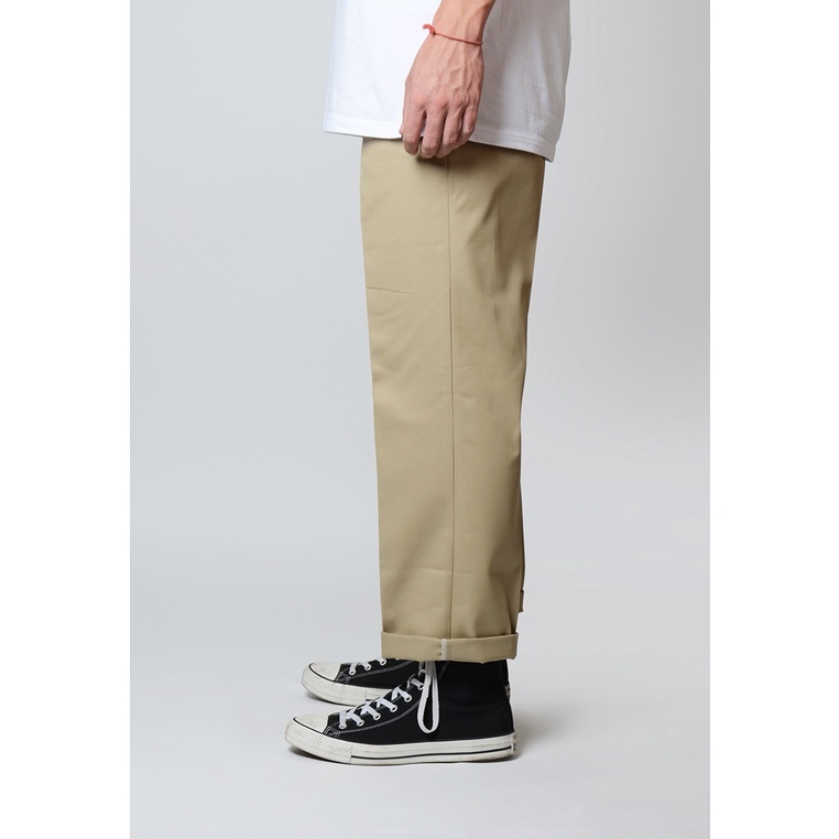 Celana Chino Panjang Pria - Alvin Reguler Reguler Loose Fit Chino Pants Premium Quality - Cream