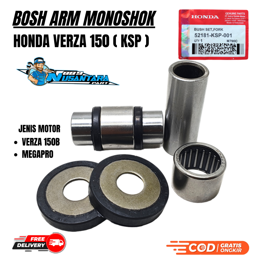 BOSH ARM MEGAPRO MONO / VERZA / MEGAPRO NEW KSP / BUSH FOROK / POROK / LENGAN AYUN