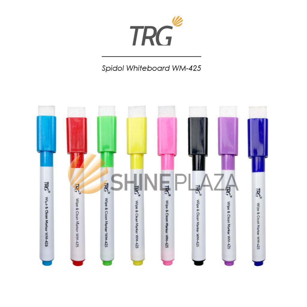 

TRG Spidol Whiteboard Warna Magnet Wipe And Clean Marker Bisa Dihapus WM-425 TRG