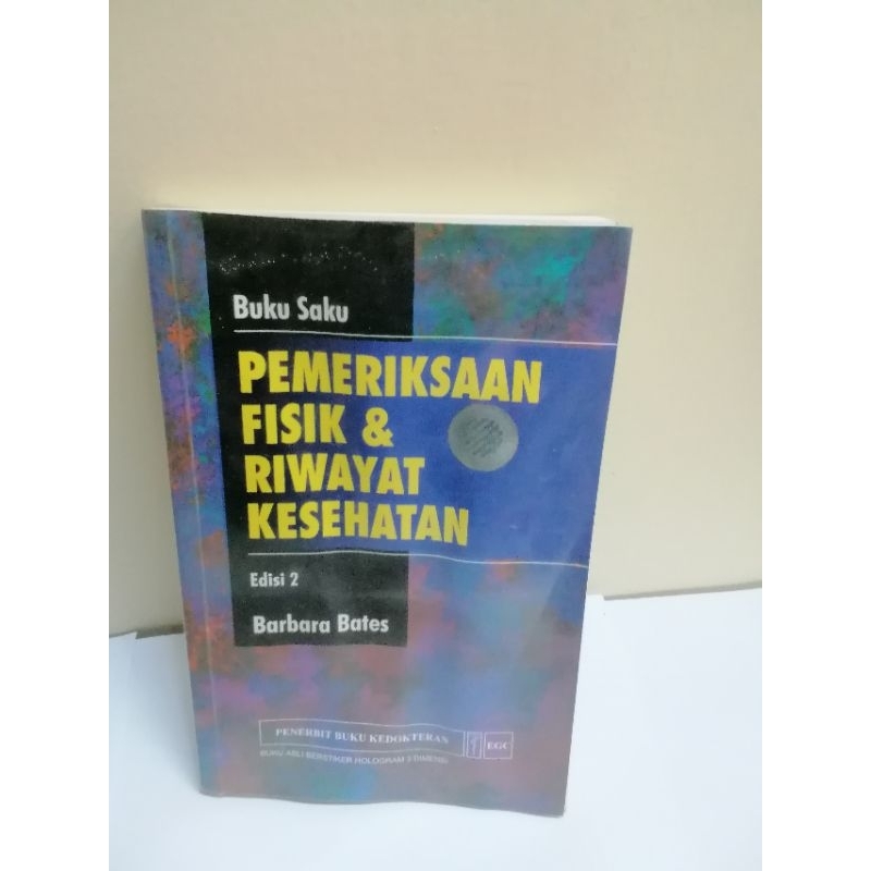 Buku saku Pemeriksaan Fisik & Riwayat Kesehatan edisi 2 Barbara Bates penerbit buku kedokteran EGC
